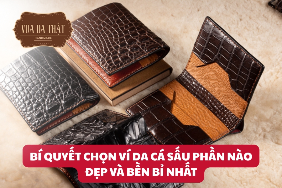 Bí Quyết Chọn Ví Da Cá Sấu Phần Nào Đẹp Và Bền Bỉ Nhất