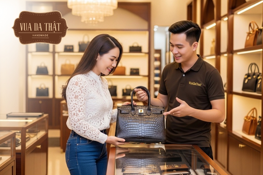 Bạn cần chú ý vệ sinh túi da cá sấu định kì