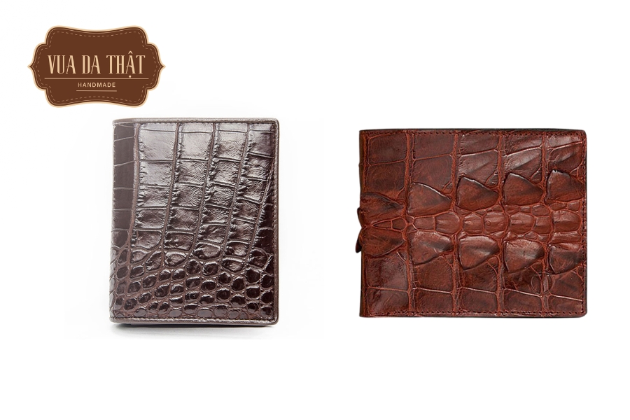 Đặc điểm ví cá sấu dáng đứng và dáng ngang