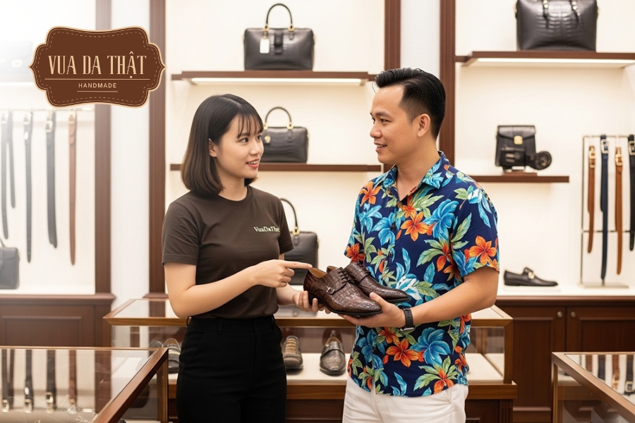 Hướng Dẫn Cách Bảo Quản Giày Da Cá Sấu Bền Đẹp Như Mới DoDaCaSau chuyên chế tác thủ công từ da bò sát nguyên tấm 100%