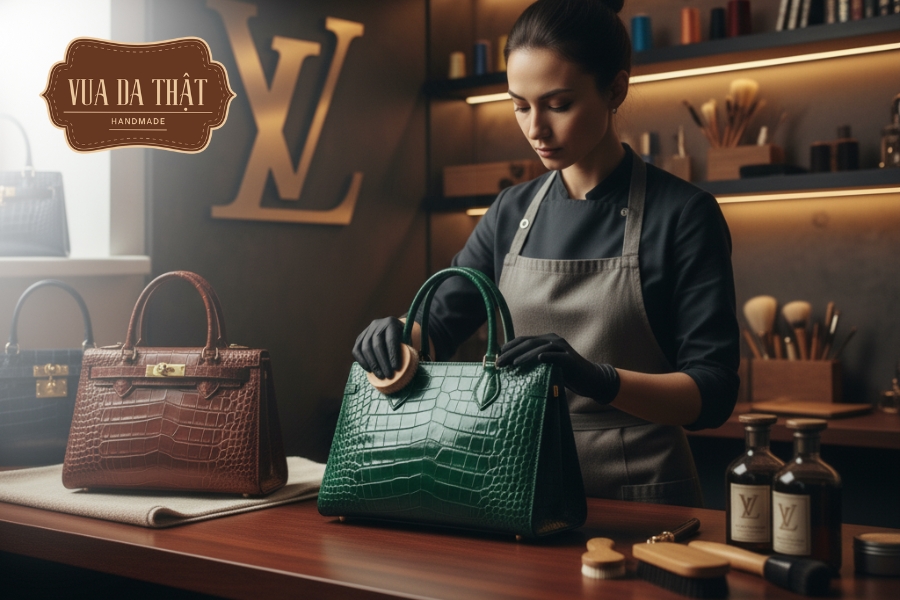 Tránh sử dụng các sản phẩm có tính kiềm cao để vệ sinh túi xách