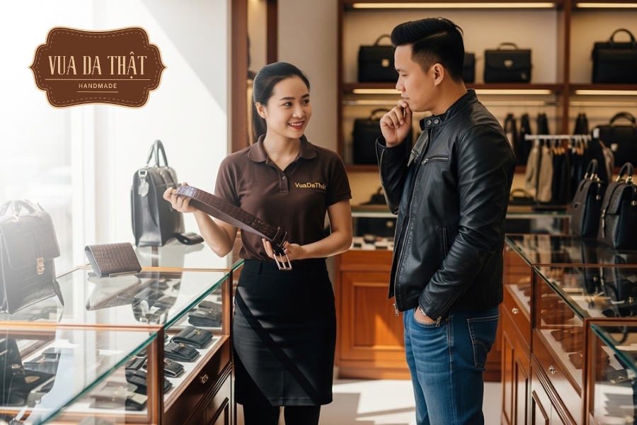 Phong Thủy Phụ Kiện Da Cá Sấu, Chọn Màu Hợp Mệnh Chọn thắt lưng da cá sấu hợp phong thủy