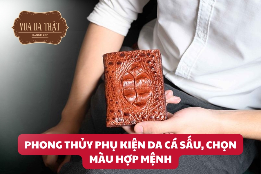 Phong Thủy Phụ Kiện Da Cá Sấu, Chọn Màu Hợp Mệnh