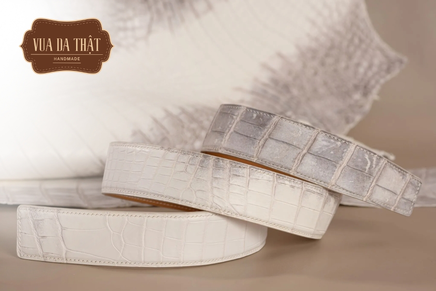 Phân biệt sản phẩm da cá sấu thật dựa vào những đặc điểm độc đáo của vân da