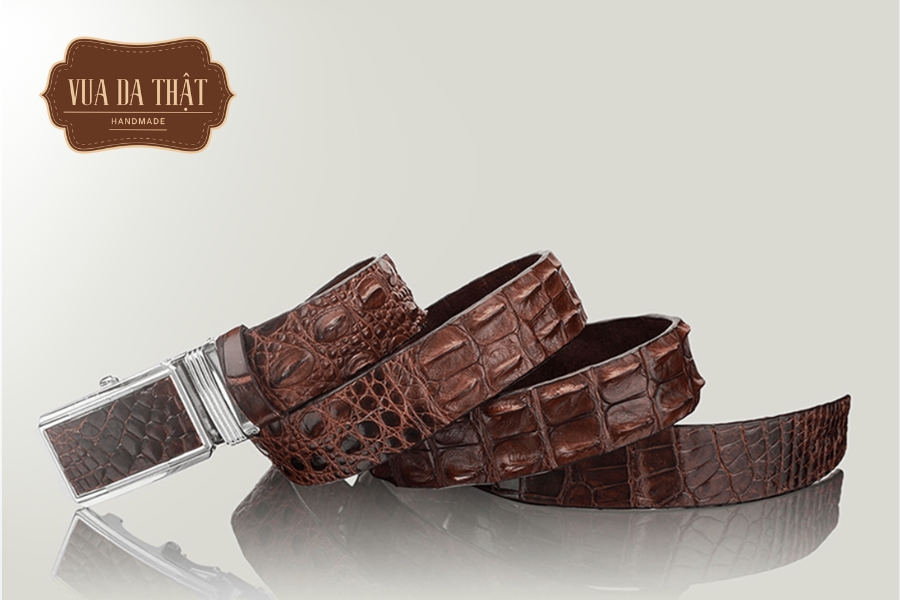 Thắt Lưng Da Cá Sấu Loại Nào Tốt? Hướng Dẫn Chọn Mua Thắt lưng da cá sấu có độ bền gấp 3-4 lần so với các loại vật liệu thông thường
